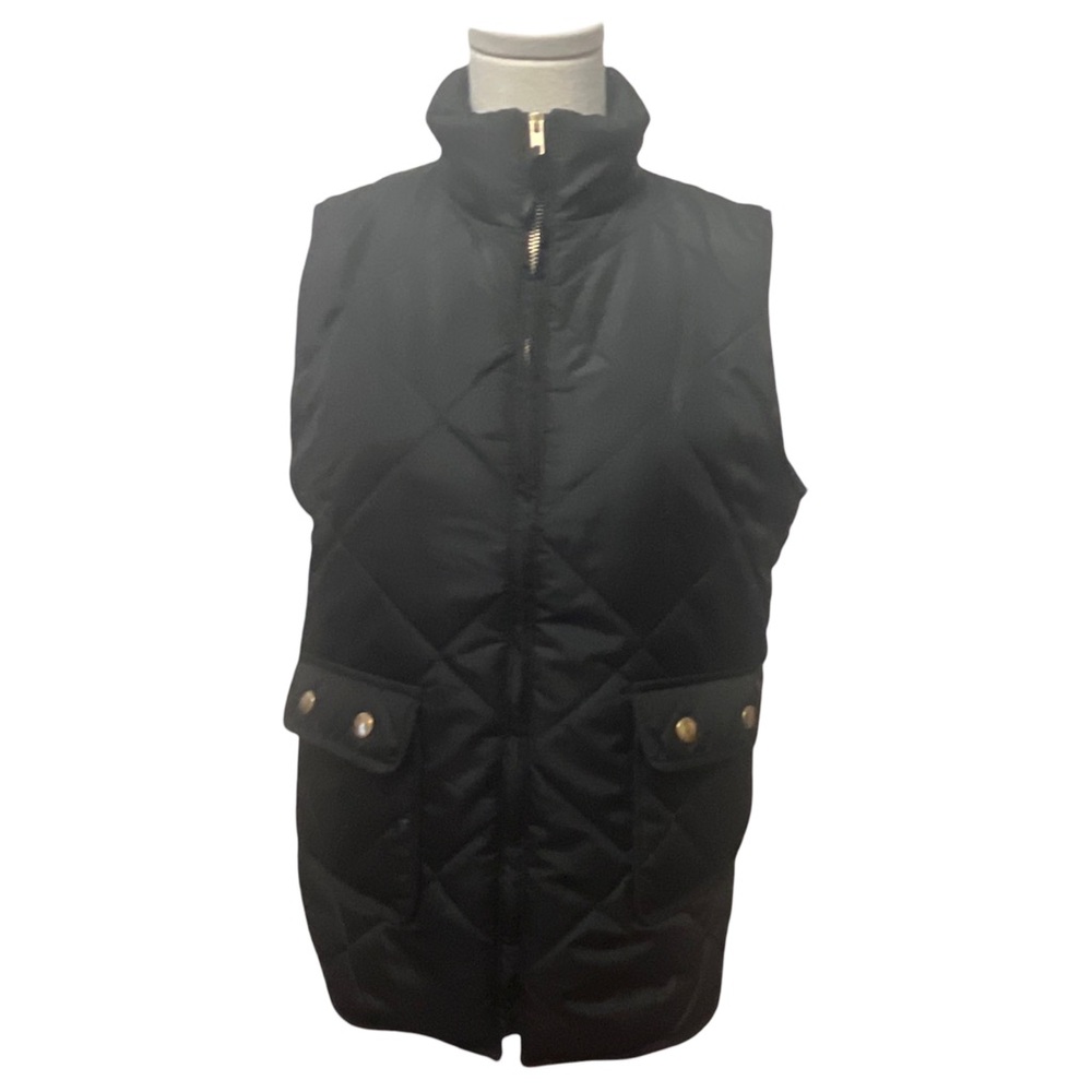 Light puffer vest - Black- XL